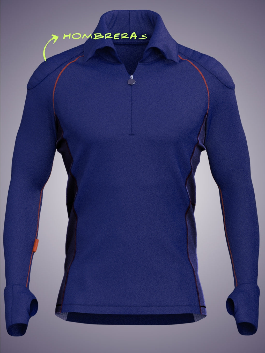 MEN’S THERMAL HALF ZIP TEE