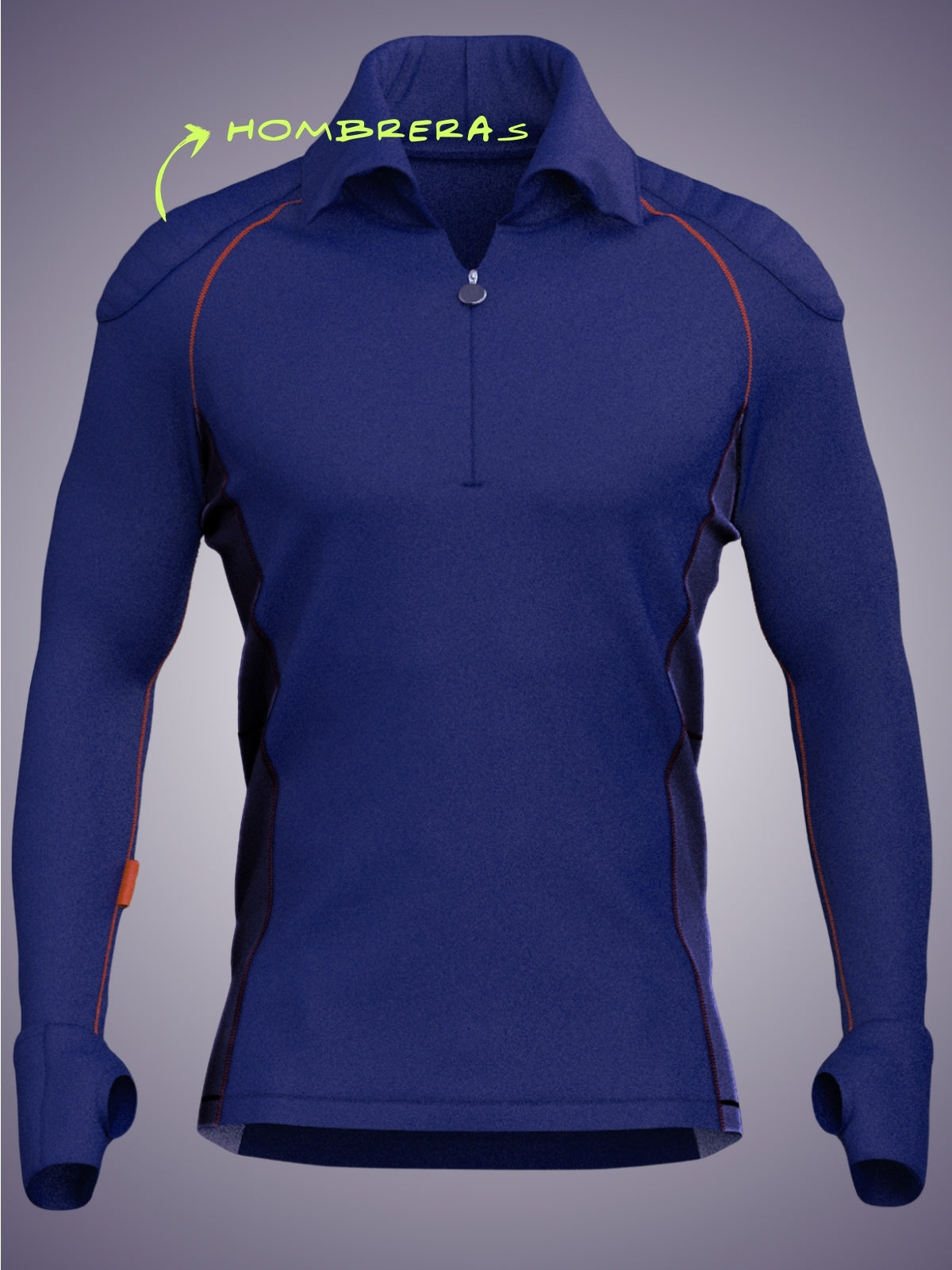MEN’S THERMAL HALF ZIP TEE