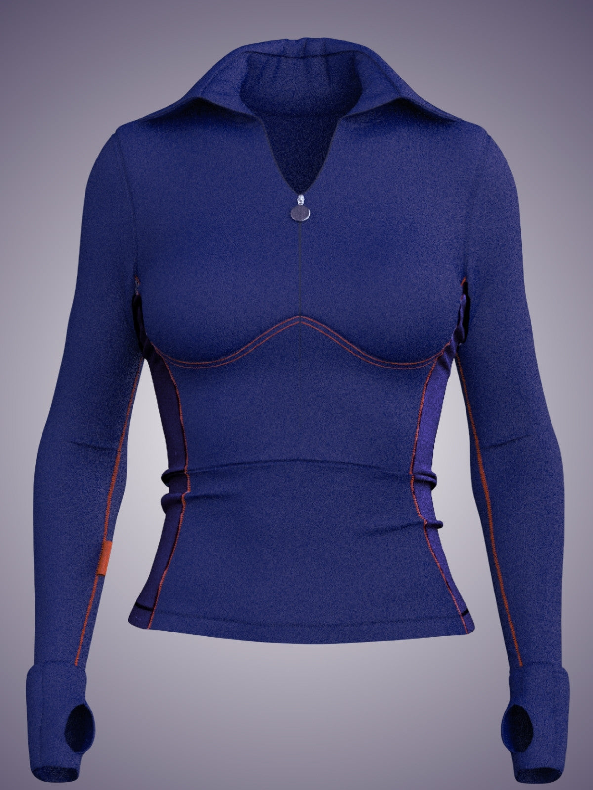WOMEN’S THERMAL HALF ZIP TEE